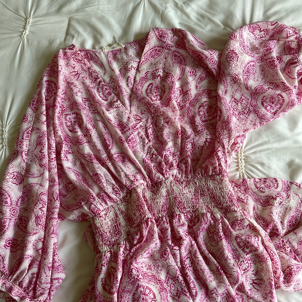 Pink Paisley Sundress